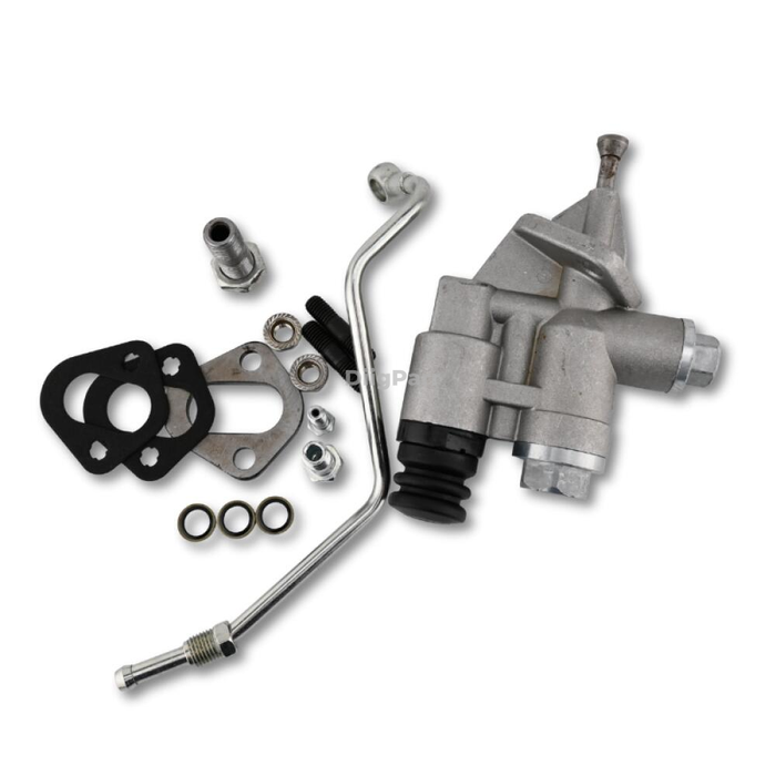 DiigParr 12V Fuel Lift Pump Kit With Line 4988747 3936316 for Cummins Engine 6BT Dodge Ram Pickup Truck 2500 3500 5.9L 1994-1998
