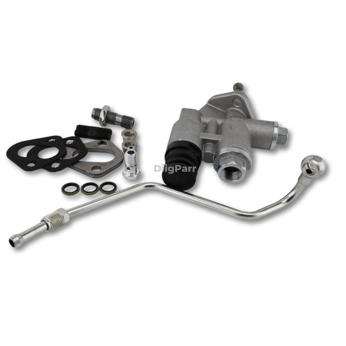 DiigParr 12V Fuel Lift Pump Kit With Line 4988747 3936316 for Cummins Engine 6BT Dodge Ram Pickup Truck 2500 3500 5.9L 1994-1998