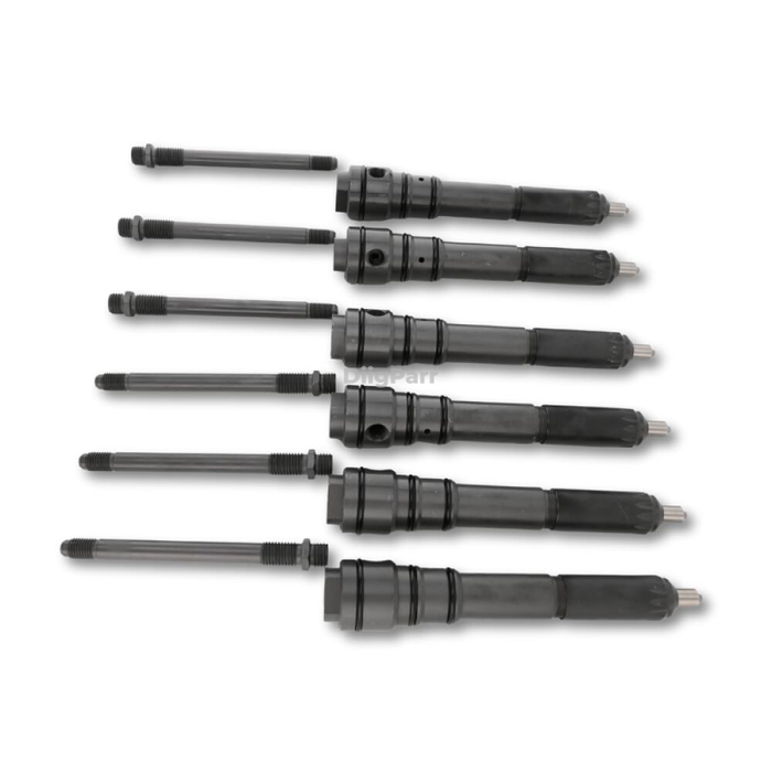 DiigParr 6 Piece Fuel Injector 6211-12-3500  Fits for Komatsu Engine SA6D140E-2A-7