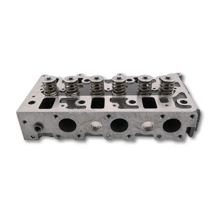 DiigParr Cylinder Head Complete w/ Valve &Spring Compatible with  Isuzu 3LD1 Engine
