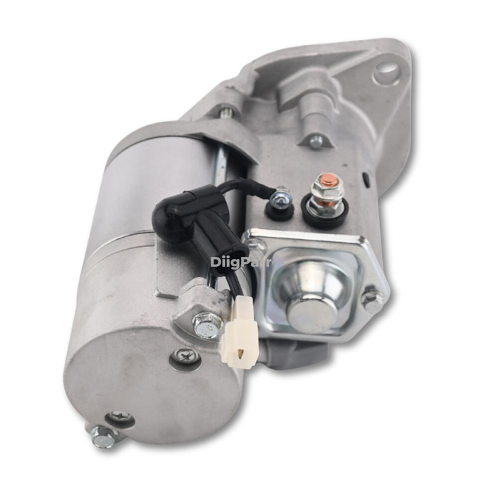 DiigParr Starter Motor 8971128652, 12V, 9 Teeth, 2KW Compatible with Isuzu 4LE2