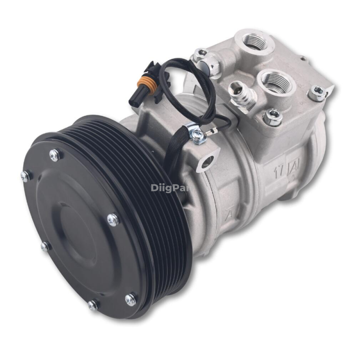 DiigParr 10PA17C A/C Compressor 447180-8180  Fits for Loader 260 280 310G 410G