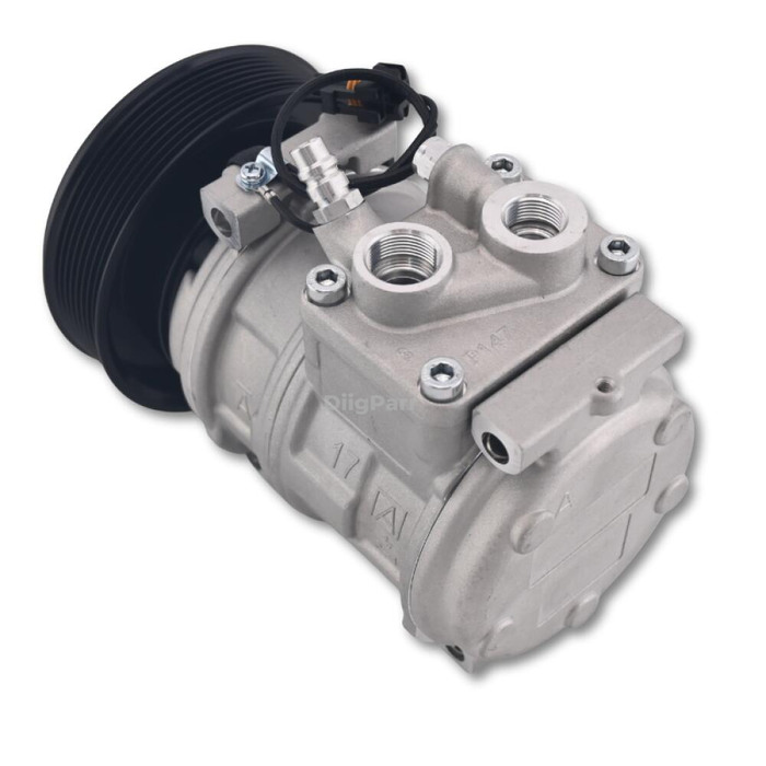 DiigParr 10PA17C A/C Compressor 447180-8180  Fits for Loader 260 280 310G 410G
