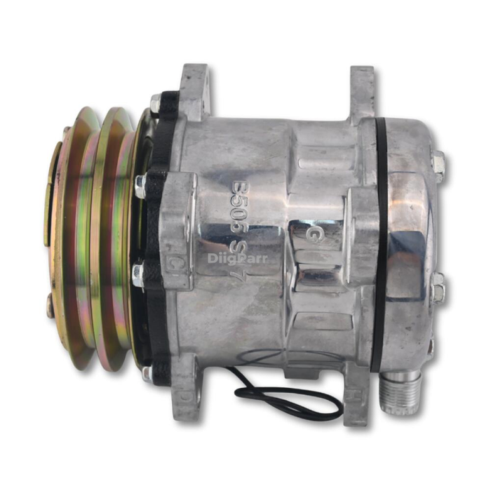 DiigParr 12V SD5H09 A/C Compressor 345-4547 Fits for Caterpillar CAT 259D 279D 289D 299D 257D 277D 287D 236D 246D