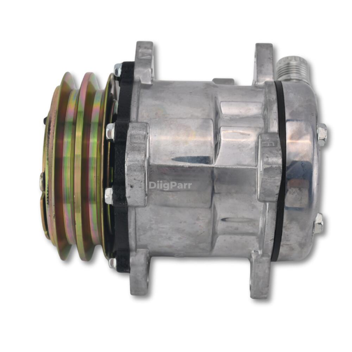 DiigParr 12V SD5H09 A/C Compressor 345-4547 Fits for Caterpillar CAT 259D 279D 289D 299D 257D 277D 287D 236D 246D