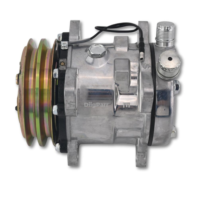 DiigParr 12V SD5H09 A/C Compressor 345-4547 Fits for Caterpillar CAT 259D 279D 289D 299D 257D 277D 287D 236D 246D