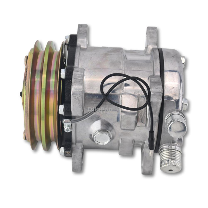 DiigParr 12V SD5H09 A/C Compressor 345-4547 Fits for Caterpillar CAT 259D 279D 289D 299D 257D 277D 287D 236D 246D