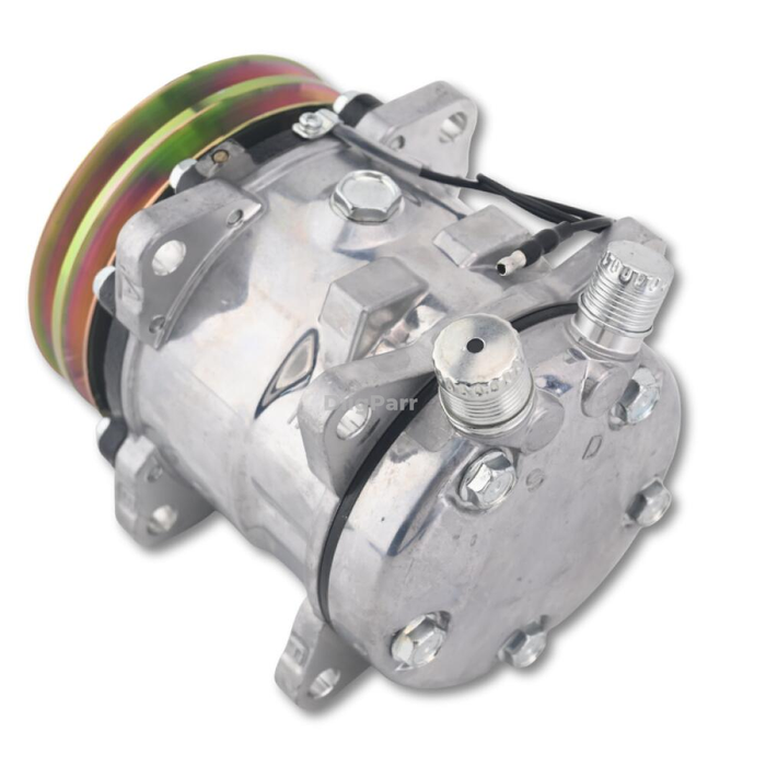 DiigParr 12V SD5H09 A/C Compressor 345-4547 Fits for Caterpillar CAT 259D 279D 289D 299D 257D 277D 287D 236D 246D
