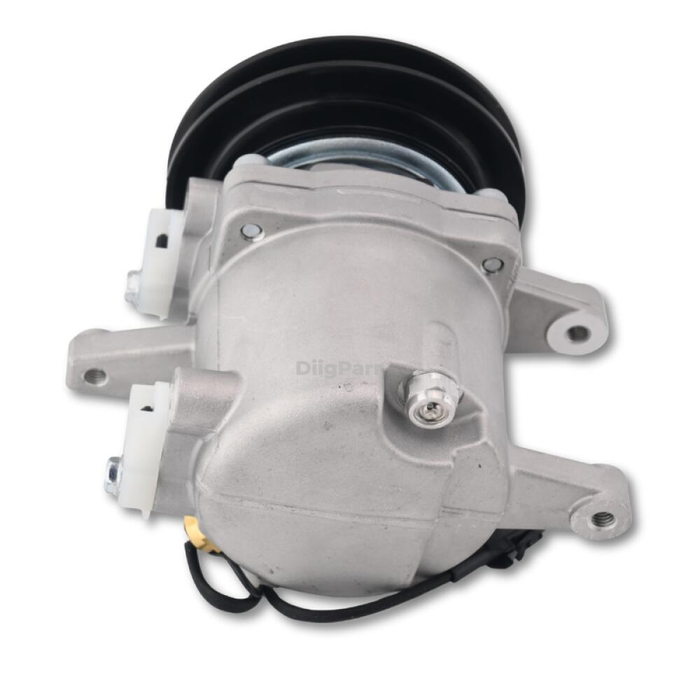 DiigParr Air Conditioning Compressor T2055-72210 T205572210 Fits for Kubota Excavator KX080-3 KX121-3 KX161-3 U45-3 U50-3