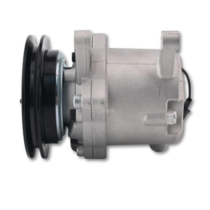 DiigParr Air Conditioning Compressor T2055-72210 T205572210 Fits for Kubota Excavator KX080-3 KX121-3 KX161-3 U45-3 U50-3