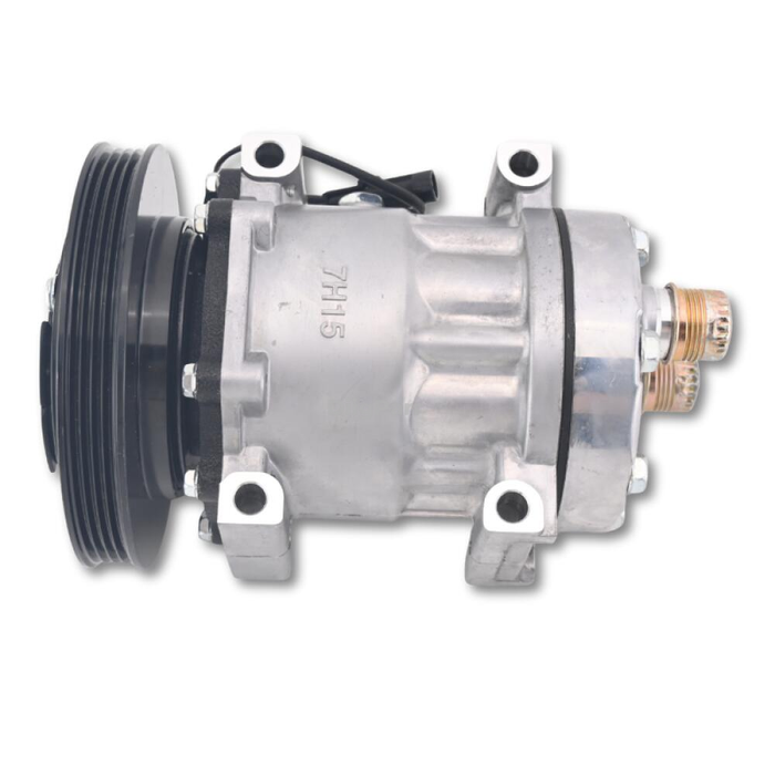 DiigParr 12V SD7H15 A/C Compressor 4105 47693200 84356660 Fits for CASE Loader 121F 21F 221F 321F 570NXT 580N 580SN 590SN