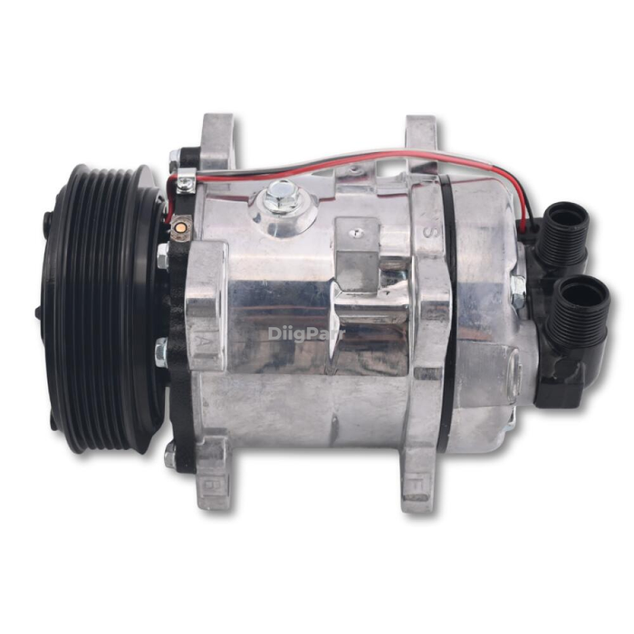 DiigParr Air Conditioning Compressor 6698590 7023580 7279628 Fit Bobcat S630 S650 S750 S770 S850 T630