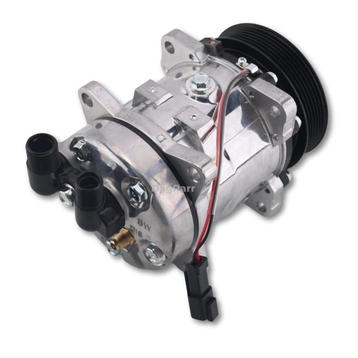 DiigParr Air Conditioning Compressor 6698590 7023580 7279628 Fit Bobcat S630 S650 S750 S770 S850 T630