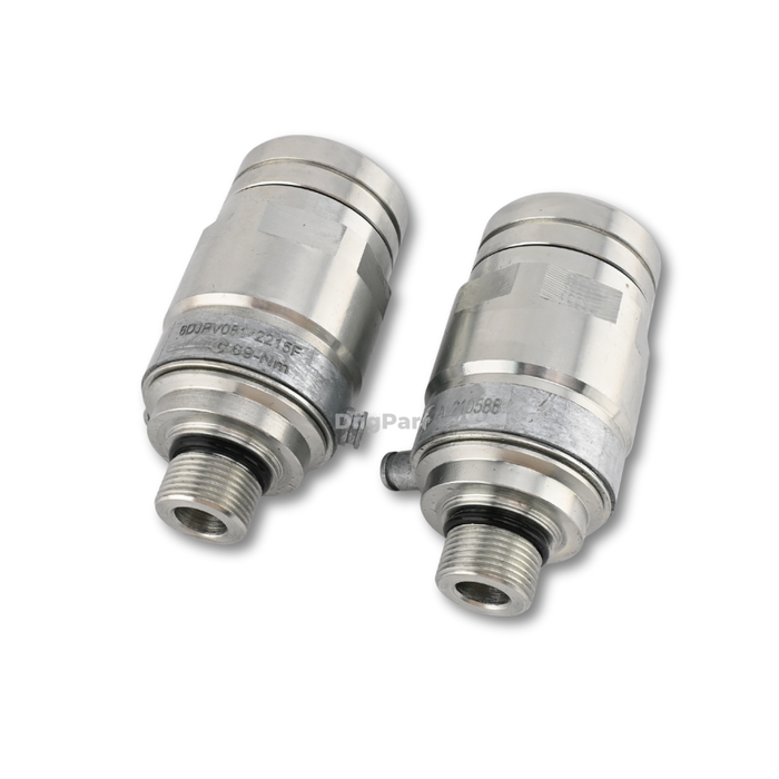 DiigParr Hydraulic Coupler Kit AL202354 AL210587 AL210588 Fits for JD 6090 6100 6105 6110 6115 6125M 6125R 6130 6140J 6155 6170 7420 7520 7425 7525