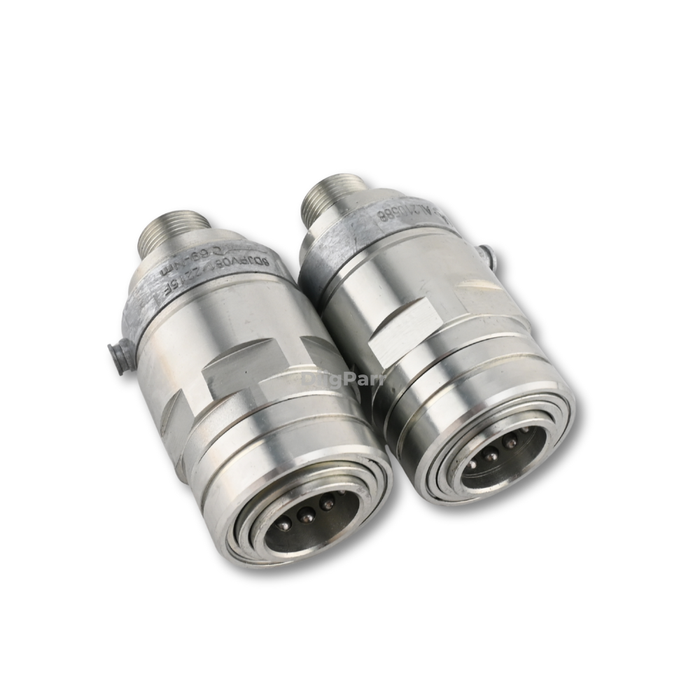 DiigParr Hydraulic Coupler Kit AL202354 AL210587 AL210588 Fits for JD 6090 6100 6105 6110 6115 6125M 6125R 6130 6140J 6155 6170 7420 7520 7425 7525
