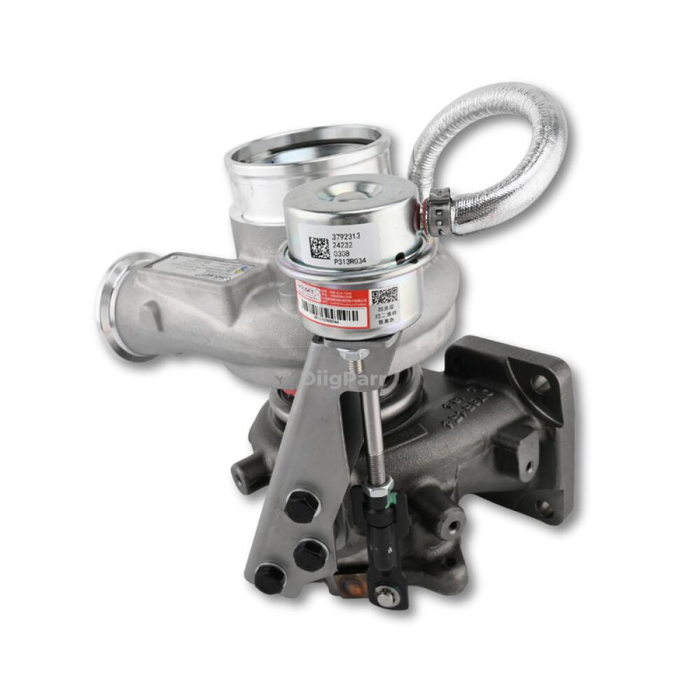 DiigParr Turbo HE200WG Turbocharger 3790143 3790144, Fits Cummins Foton Engine QSF3.8