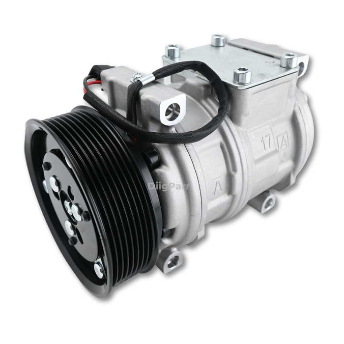 DiigParr 10PA17C A/C Compressor SE501820 SE503061 Fits for Loader 444J 544J 624H 624J 844J 844K 744H 744J 824J
