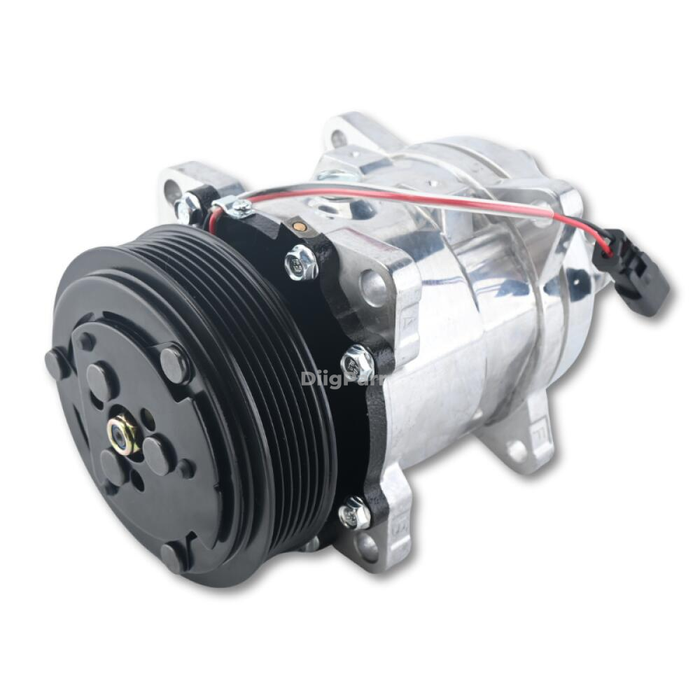 DiigParr A/C Compressor 7363375 7279630 7221032 Fits for Bobcat Skid Steer Loader T740 T750 T770 T870