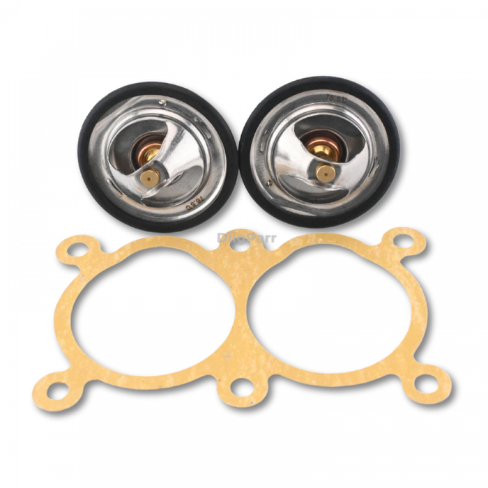 DiigParr ME996003 Thermostat Kit Fit Mitsubishi Fuso 6D22 6D24 Generac 0A53990279