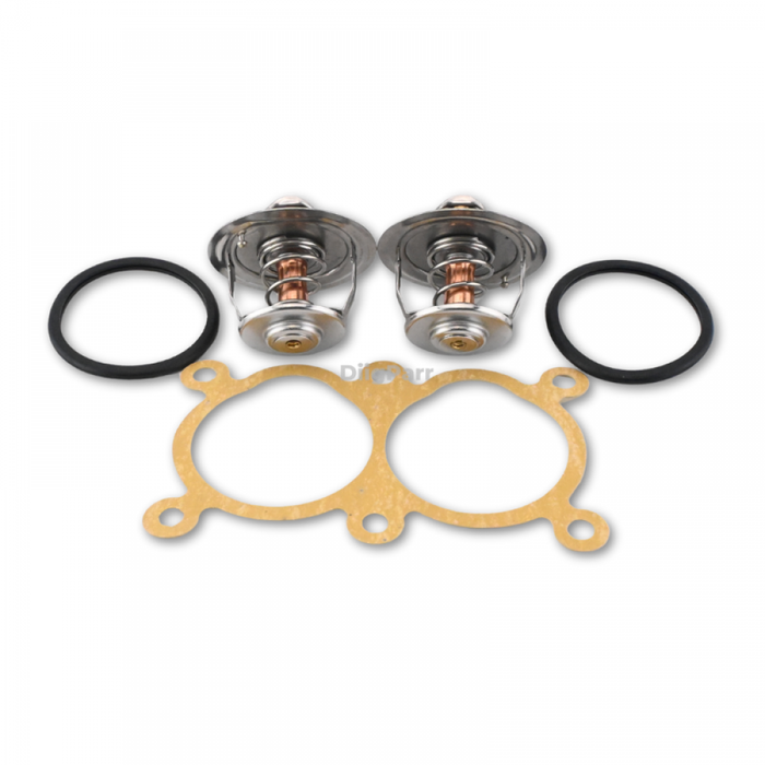 DiigParr ME996003 Thermostat Kit Fit Mitsubishi Fuso 6D22 6D24 Generac 0A53990279