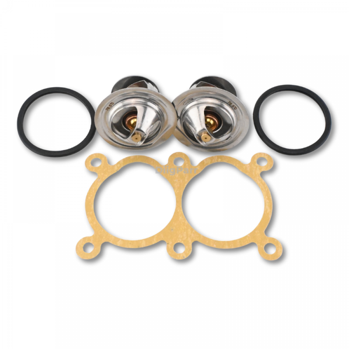 DiigParr ME996003 Thermostat Kit Fit Mitsubishi Fuso 6D22 6D24 Generac 0A53990279
