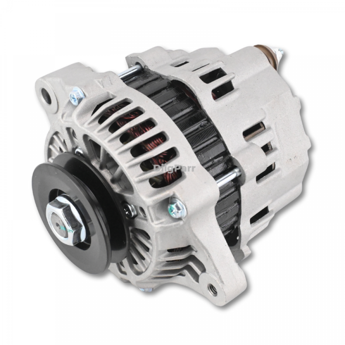 DiigParr 12V 60A Alternator 1C011-64010 for Kubota Engine V3600 V3800 V3300 Tractor M6800HDC M8200-CAB M9000DTMC