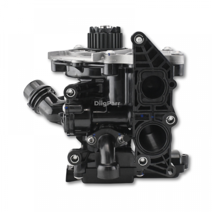 DiigParr Water Pump Thermostat Housing Assembly 06L121111 for Volkswagen Atlas Beetle Passat Audi A3 A4 Q3 Q5
