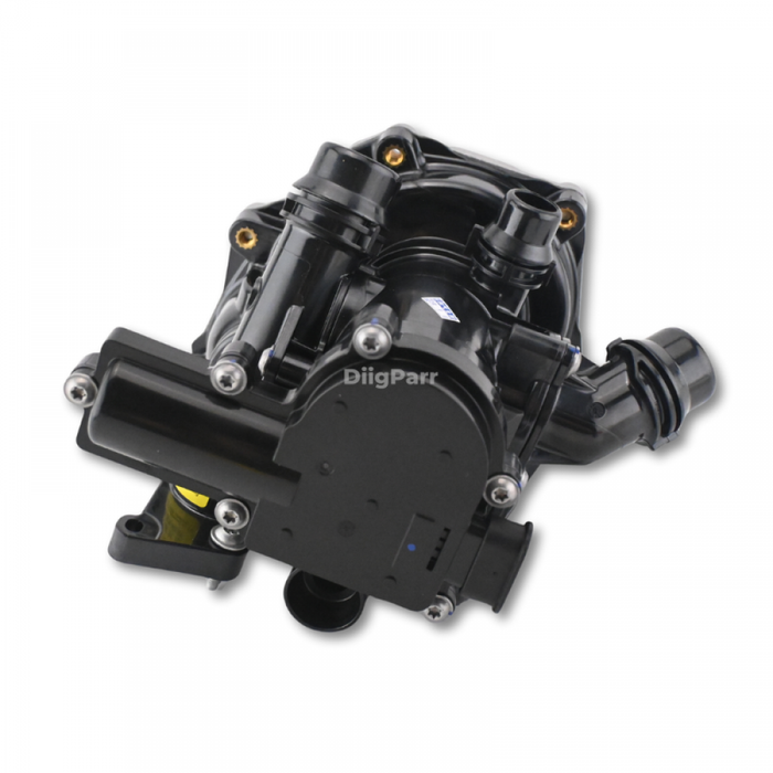 DiigParr Water Pump Thermostat Housing Assembly 06L121111 for Volkswagen Atlas Beetle Passat Audi A3 A4 Q3 Q5