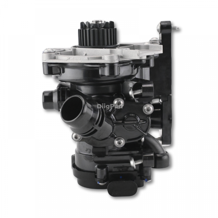 DiigParr Water Pump Thermostat Housing Assembly 06L121111 for Volkswagen Atlas Beetle Passat Audi A3 A4 Q3 Q5