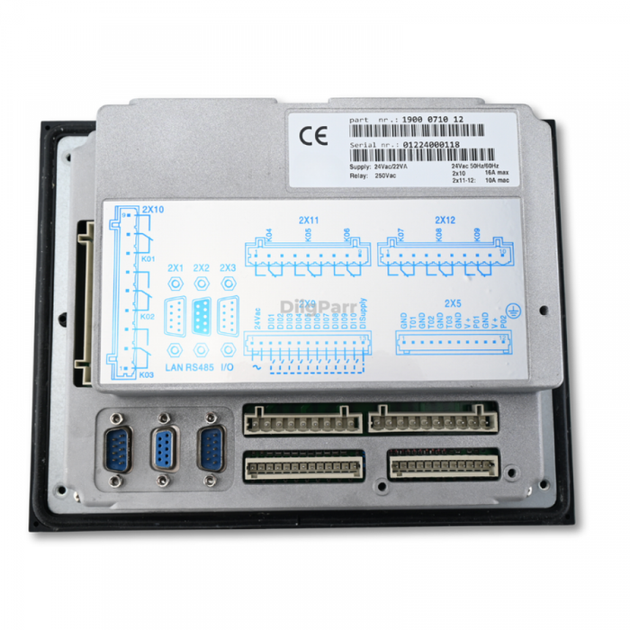 DiigParr Air Compressor Electronikon Controller Panel 1900 0710 12 1900071012 for Atlas Copco GA55 GA75 GA22
