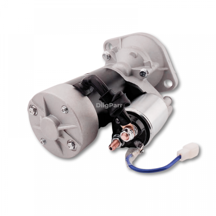 DiigParr 12V Starter Motor 129136-77011 129400-77012 Compatible with Yanmar Engine 3TN82E 4TN78 4TN82 Komatsu Excavator PC35 PC40 PC50