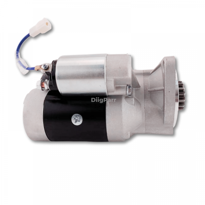 DiigParr 12V Starter Motor AT318141 Compatible with Yanmar Engine 3TNV88F 4TNV86CT Compatible with John Deere Excavator 30G 35D 35G 50D 50G