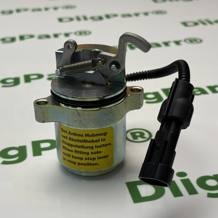 DiigParr New Stop Solenoid 04272956 for Deutz F2L2011 BF3L2011 F4L1011F, 12V