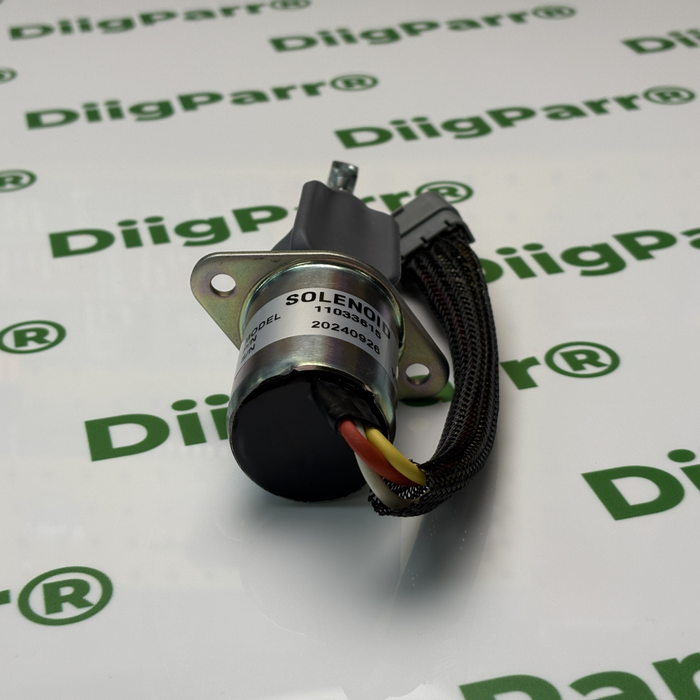 DiigParr 24V Stop Solenoid VOE11033615 Fits for Volvo Wheel Loader L180 L180C L50B L50C