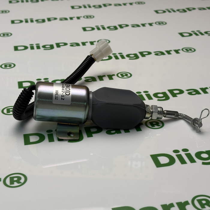 DiigParr SA-4847-12 12V Fuel Shut Off Shutdown D.C. Solenoid For Diesel Tractor,NEW