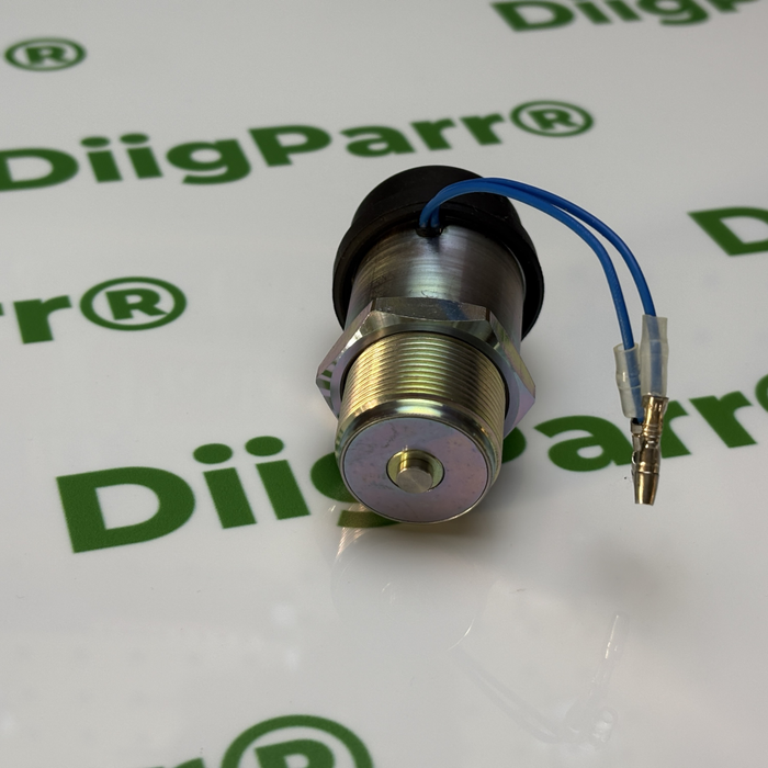 DiigParr 12V Fuel Shutoff Stop Solenoid 30A87-00060 for Mitsubishi K3B K3E K4D S3L S3L2Y1 Engine