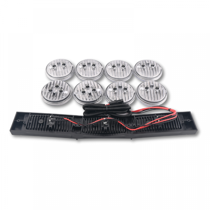 DiigParr 228W 12V 24V LED Front Hood Light Conversion Kit for John Deere Tractor 4050 4250 4450 4055 4255 4455