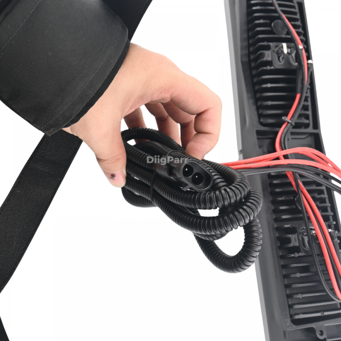 DiigParr 228W 12V 24V LED Front Hood Light Conversion Kit for John Deere Tractor 4050 4250 4450 4055 4255 4455