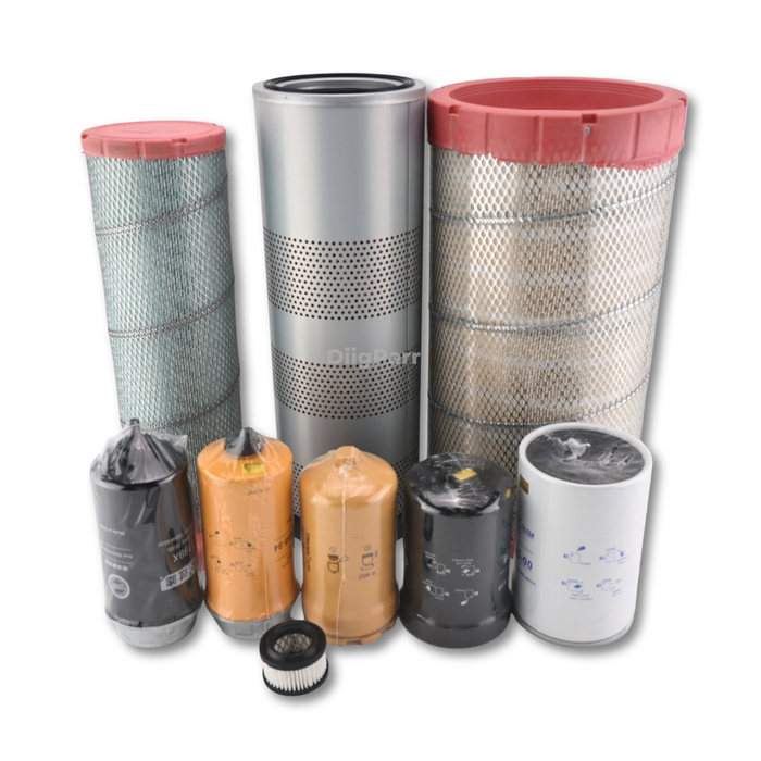 DiigParr 5000 Hours Filter Kit Fits for John Deere Excavator 200DLC 210G 240DLC 250GLC 270DLC 290GLC Logger 2154D 2454D 2954D