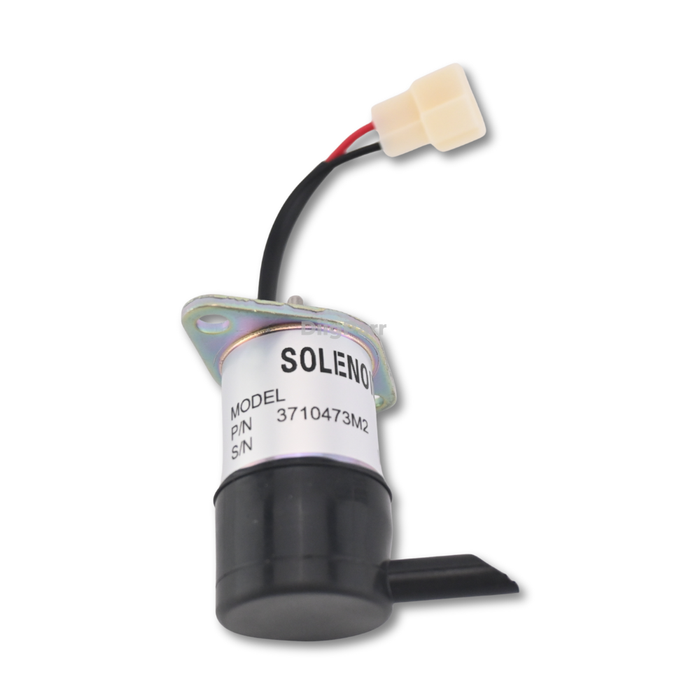DiigParr 12V Solenoid Valve 3710473M2 052600-4352 Fits for Iseki Engine 3ICLL1.12B3G E3100-G01 Tractor SXG19H SXG22H SF200M SGR17