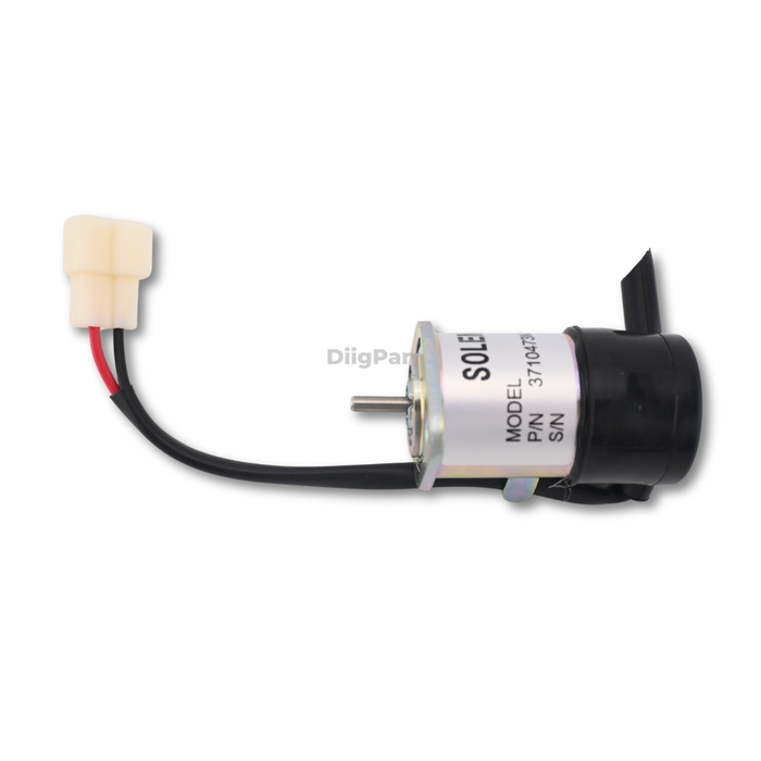 DiigParr 12V Solenoid Valve 3710473M2 052600-4352 Fits for Iseki Engine 3ICLL1.12B3G E3100-G01 Tractor SXG19H SXG22H SF200M SGR17