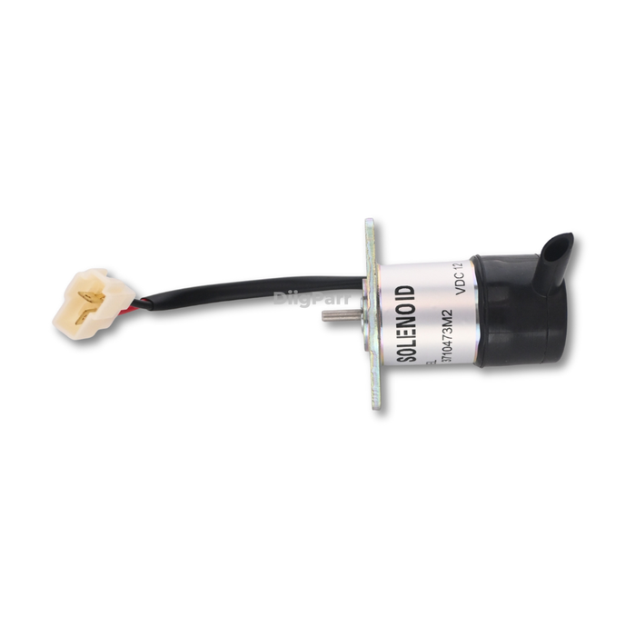 DiigParr 12V Solenoid Valve 3710473M2 052600-4352 Fits for Iseki Engine 3ICLL1.12B3G E3100-G01 Tractor SXG19H SXG22H SF200M SGR17