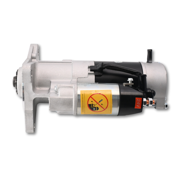DiigParr 24V 13T Starter Motor ME049186 for Mitsubishi Engine 4D31 4D32 Fits for Caterpillar CAT Excavator E110 E70 E70B