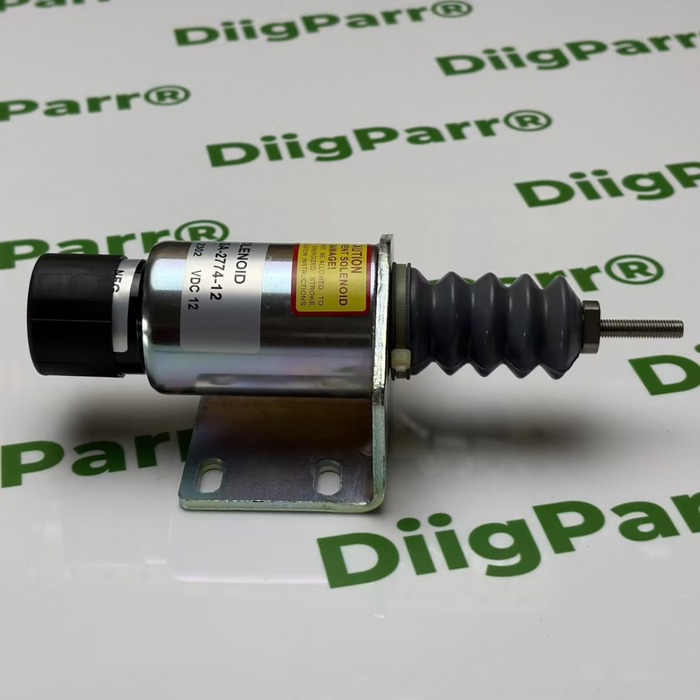 DiigParr Throttle Shutoff Solenoid SA-2774-12 2001-12F2U1B2A for Woodward Counterparts, 12V