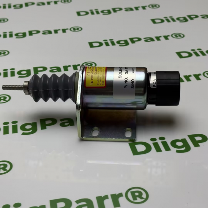 DiigParr Throttle Shutoff Solenoid SA-2774-12 2001-12F2U1B2A for Woodward Counterparts, 12V