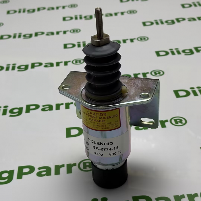 DiigParr Throttle Shutoff Solenoid SA-2774-12 2001-12F2U1B2A for Woodward Counterparts, 12V