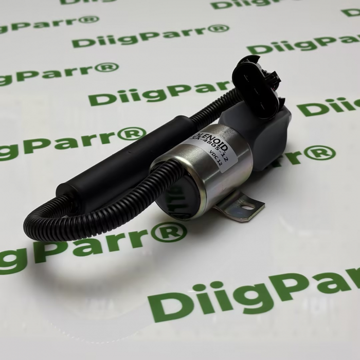 DiigParr SA-4805-12 Solenoid Valve 12V For Kubota 1A 62.2mm Engine With Coil Commander
