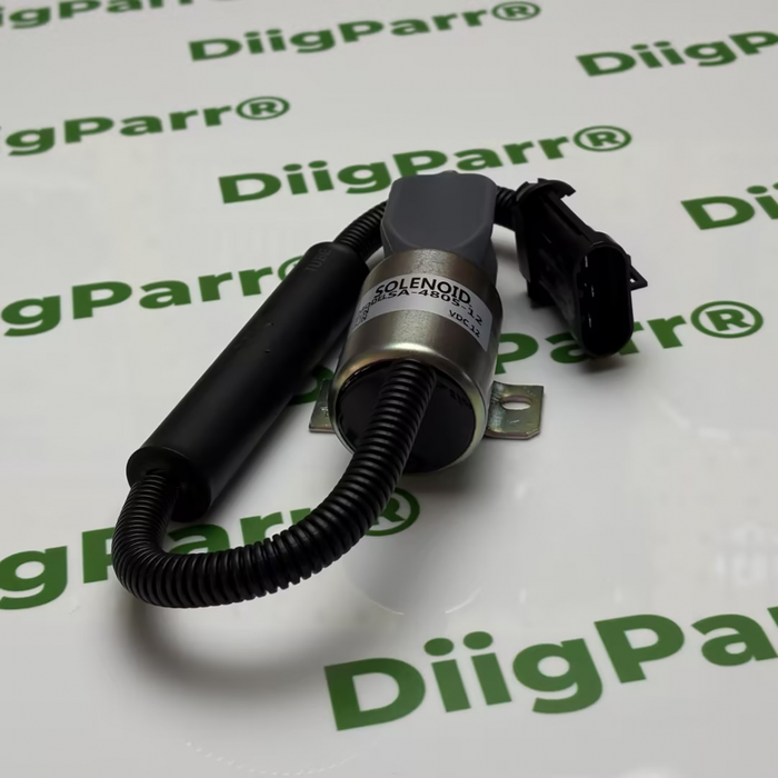 DiigParr SA-4805-12 Solenoid Valve 12V For Kubota 1A 62.2mm Engine With Coil Commander