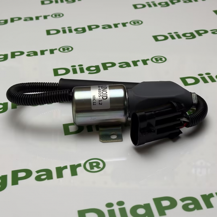 DiigParr SA-4805-12 Solenoid Valve 12V For Kubota 1A 62.2mm Engine With Coil Commander