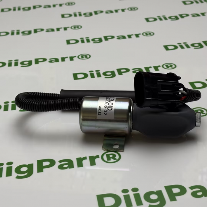 DiigParr SA-4805-12 Solenoid Valve 12V For Kubota 1A 62.2mm Engine With Coil Commander